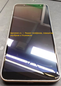 Samsung j600 (J6 2018) вид с лицевой стороны